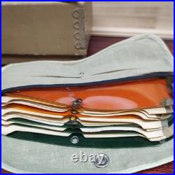 WWII Era Rochester Optical U. S. Army Air Force B-8 Flying Goggles, Lenses & Box