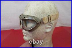 WWII Era US Army Air Force AN6530 Goggles Set withStrap Original Very NICE #1