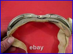 WWII Era US Army Air Force AN6530 Goggles Set withStrap Original Very NICE #1