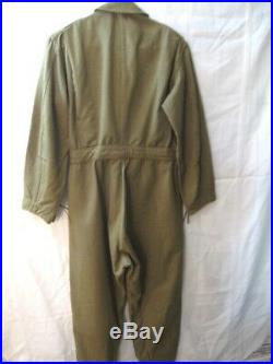 WWII Era USAAF Army Air Force Type A-4 Summer Flying Suit OD Green Size 36
