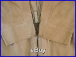 WWII Era USAAF Army Air Force Type AN-S-31 Summer Flying Suit Tan Cotton Sz 38