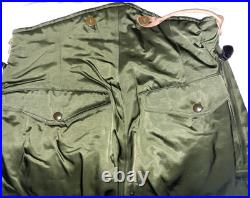 WWII Flight Trousers US Army Air Force B-17 Bomber Pants Type A-11 Olive Green
