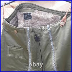 WWII Flight Trousers US Army Air Force B-17 Bomber Pants Type A-11 Olive Green