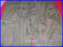 WWII Flight Trousers US Army Air Force B-17 Bomber Pants Type A-11 Spec 3219 LSL