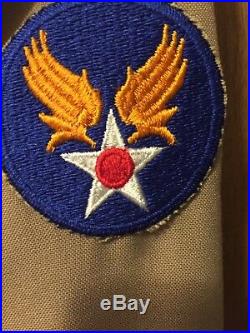 WWII Impressions Repro US Army Air Corps Air Force Uniform Khaki Tropical WW2