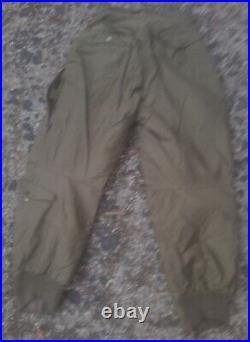 (WWII/Korean) U. S. Army Air Force Type A-11A Fur Lined Flight Pants Size 32