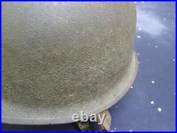 WWII M1 Helmet Schlueter RS/SB 465A AAF Army Air Forces Post war MSA Liner Named