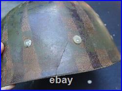 WWII M1 Helmet Schlueter RS/SB 465A AAF Army Air Forces Post war MSA Liner Named