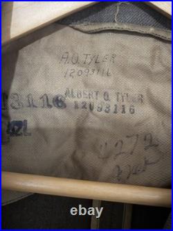 WWII Named US Army Air Forces Dress Coat Albert Q Tyler USSTAF Bomb Specialist