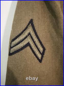 WWII Named US Army Air Forces Dress Coat Albert Q Tyler USSTAF Bomb Specialist