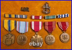 WWII Named US Medal Grouping William J Healy Jr Army Air Force Commendation Lot