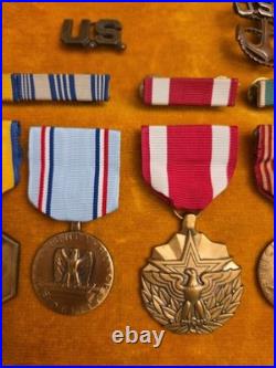 WWII Named US Medal Grouping William J Healy Jr Army Air Force Commendation Lot