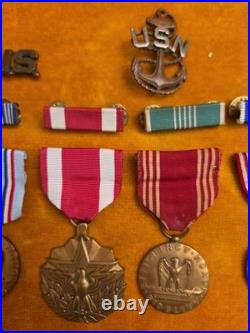 WWII Named US Medal Grouping William J Healy Jr Army Air Force Commendation Lot