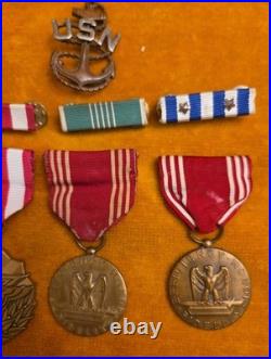 WWII Named US Medal Grouping William J Healy Jr Army Air Force Commendation Lot