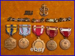 WWII Named US Medal Grouping William J Healy Jr Army Air Force Commendation Lot