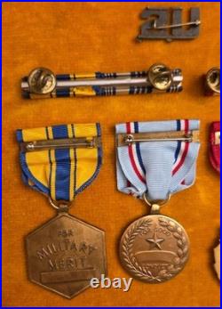 WWII Named US Medal Grouping William J Healy Jr Army Air Force Commendation Lot
