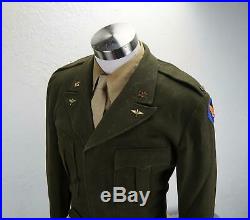 WWII Officer Ike wool jacket dress WWI pilot uniform US Army Air force Corp USAF
