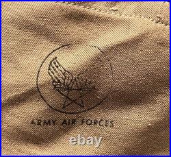 WWII Original US Army Air Forces Pilot Helmet Type AN-H-15 Large Bates Shoe Co