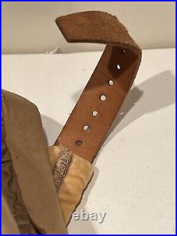 WWII Original US Army Air Forces Pilot Helmet Type AN-H-15 Large Bates Shoe Co