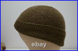WWII Original US Army Air-force A4 Spec #3104 Watch Cap Mechanics Wool Hat