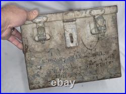 WWII P51 Mustang Compass Box Steel Army Air Force U. S. USAAF Military WW2