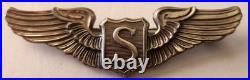 WWII Service Pilot Wing U. S. Army Air Forces Sterling NS Meyer Extremely Rare