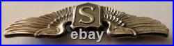 WWII Service Pilot Wing U. S. Army Air Forces Sterling NS Meyer Extremely Rare