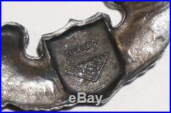 WWII Service Pilot Wings Sterling US Army Air Forces AAF USAAF Wing Badge M1334