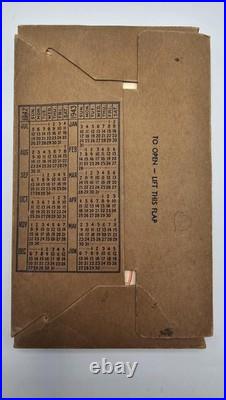 WWII U. S. Air Force Postcard Stationery Set 1942-1943 Calendar Box