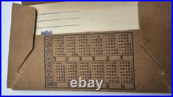 WWII U. S. Air Force Postcard Stationery Set 1942-1943 Calendar Box
