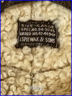 WWII U. S. Army Air Forces A-3 Shearling Flight Pants I. Spiewak & Sons Size