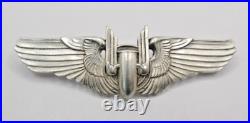 WWII U. S. Army Air Forces Aerial Gunner Wing 925 Sterling Silver Hat Pin