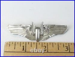 WWII U. S. Army Air Forces Aerial Gunner Wing 925 Sterling Silver Hat Pin