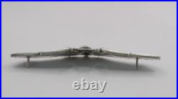 WWII U. S. Army Air Forces Aerial Gunner Wing 925 Sterling Silver Hat Pin