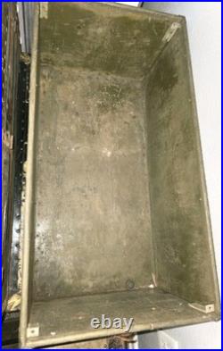 WWII U. S. Army Air Forces Equipment Shipping Trunk Spec No. 40340 Herkert