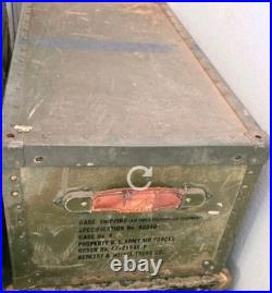 WWII U. S. Army Air Forces Equipment Shipping Trunk Spec No. 40340 Herkert