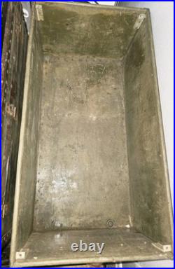 WWII U. S. Army Air Forces Equipment Shipping Trunk Spec No. 40340 Herkert