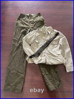 WWII U. S. Army Air Forces, Officer's Uniform Set of 3 pants shirt and tie