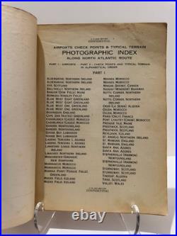 WWII U. S. Army Air Forces Photographic Supplement Pilot's Handbook North Atlan