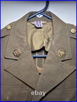 WWII U. S. Army Air Forces Sergeant Wool Service Coat 8th Air Force Patch, USAA