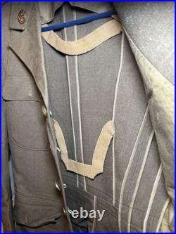 WWII U. S. Army Air Forces Sergeant Wool Service Coat 8th Air Force Patch, USAA