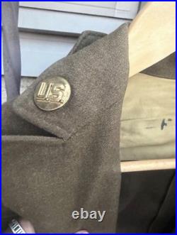 WWII U. S. Army Air Forces Sergeant Wool Service Coat 8th Air Force Patch, USAA