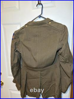 WWII U. S. Army Air Forces Sergeant Wool Service Coat 8th Air Force Patch, USAA