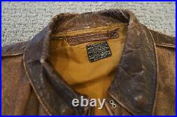 WWII U. S Army Airforce Officer Leather Bomber Jacket