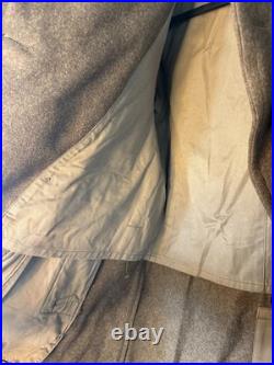WWII U. S. Army Enlisted Mans Wool Overcoat 36R Olive Drab US Army Air Force