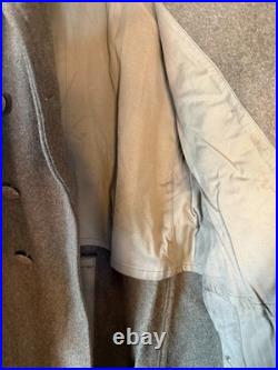 WWII U. S. Army Enlisted Mans Wool Overcoat 36R Olive Drab US Army Air Force