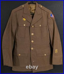 WWII US 7th AAF Army Air Force Class A Uniform Size 36R'Edward Truman 37697199