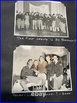 WWII US 8th Army Air Force P51 Fighter Pilot Photo Albums Scrap Books (2)Uniform