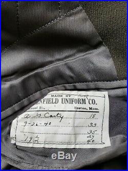 WWII US 8th Army Air Force Pilot Officers Uniform
