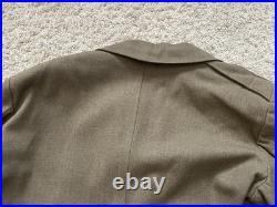 WWII US 8th Army Air Forces Ike Jacket Uniform WW2 Sz 36R Wool Patches